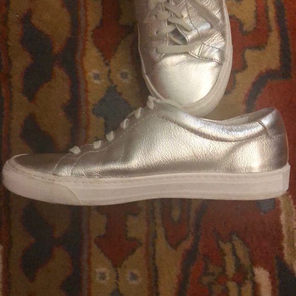 Loeffler Randall silver sneakers - Picture 3 of 6